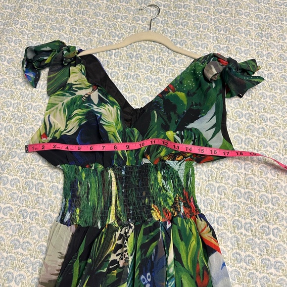 Y S Jungle Midi Sleeveless Dress Size-XL runs small - Picture 12 of 12